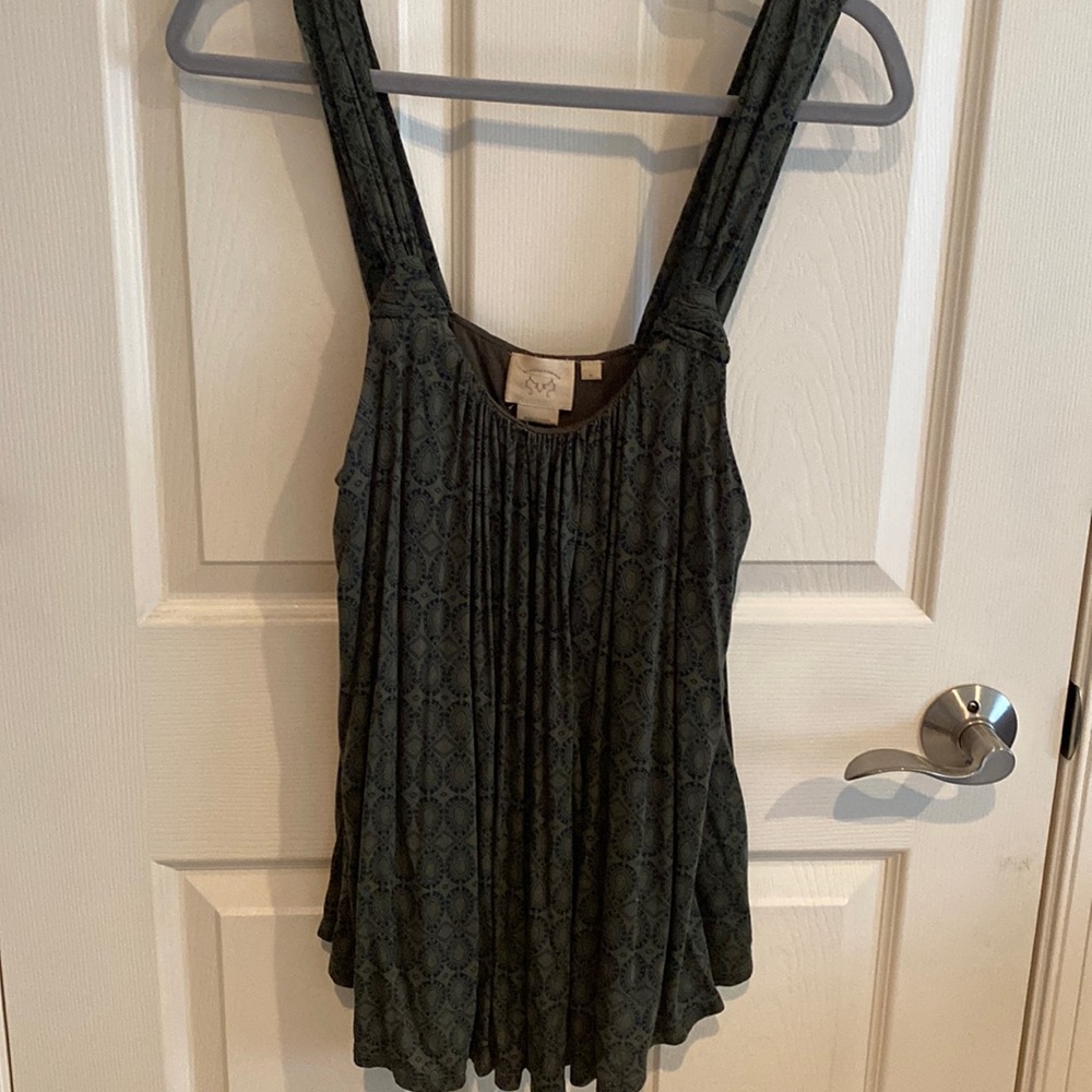 Anthropologie Vanessa Virginia Flowy Tank Top Size Medium